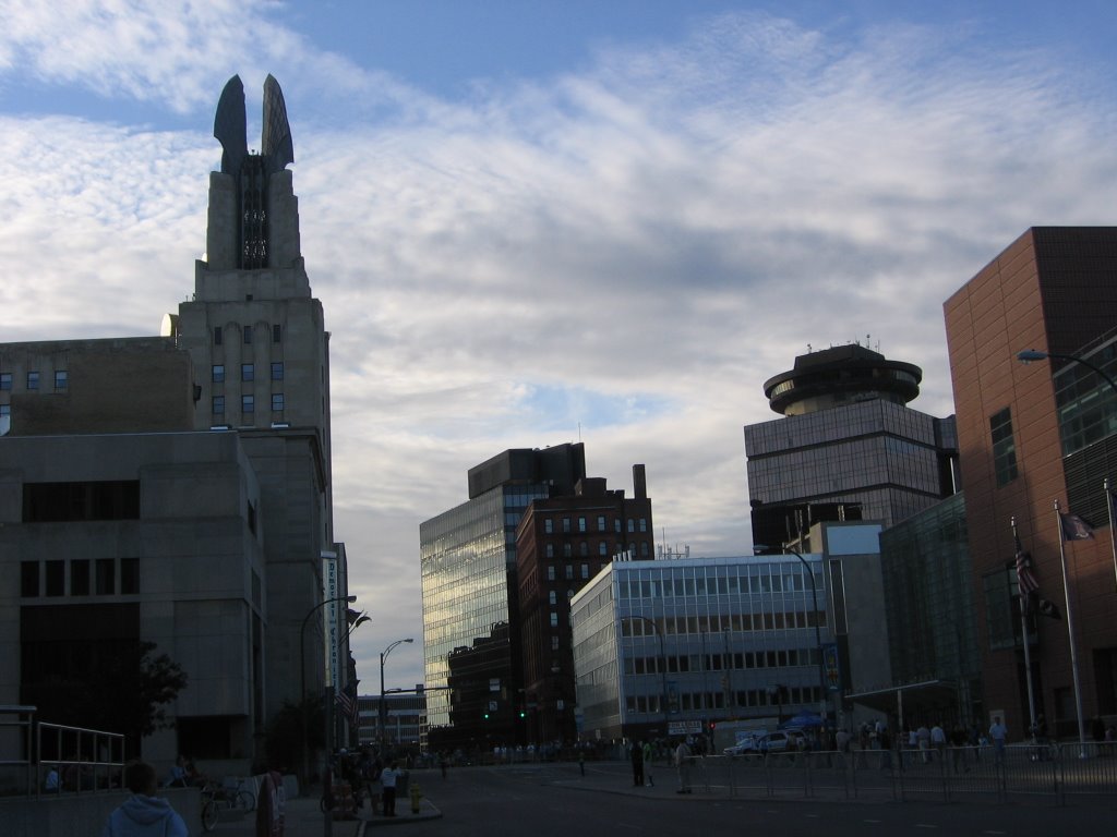Downtown Rochester from Corn Hill