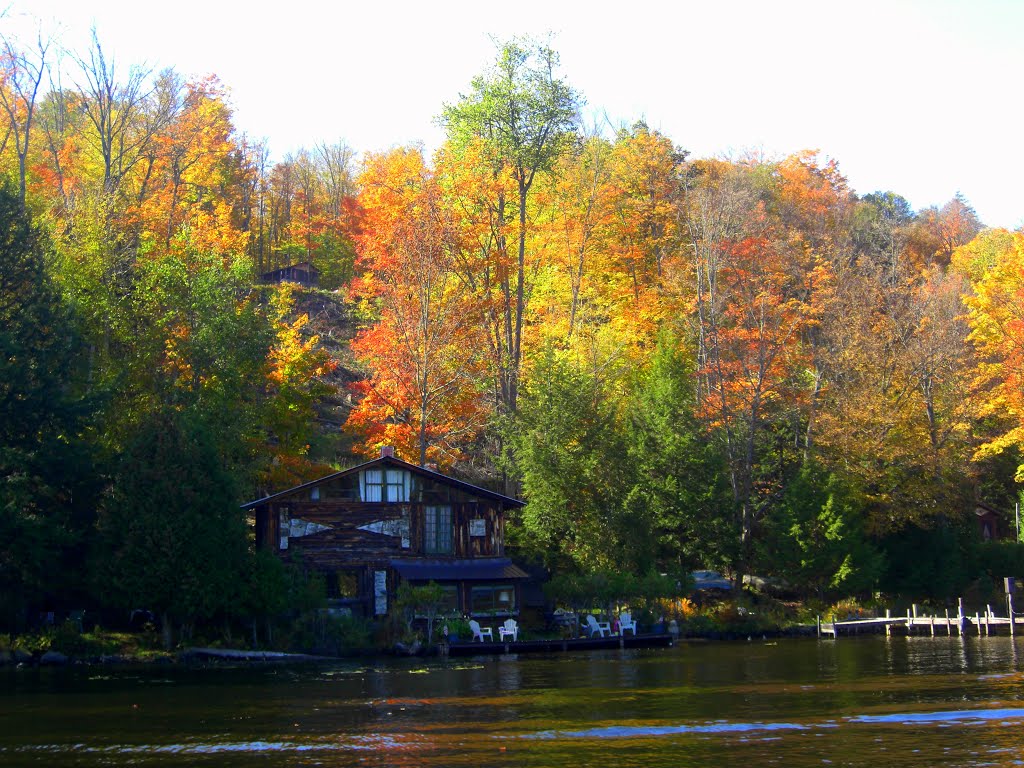 Lake Flower, Saranac Lake, NY, oct 2011