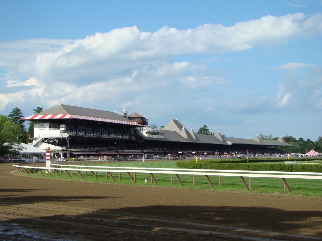 The Clubhouse and Grandstand at Saratoga