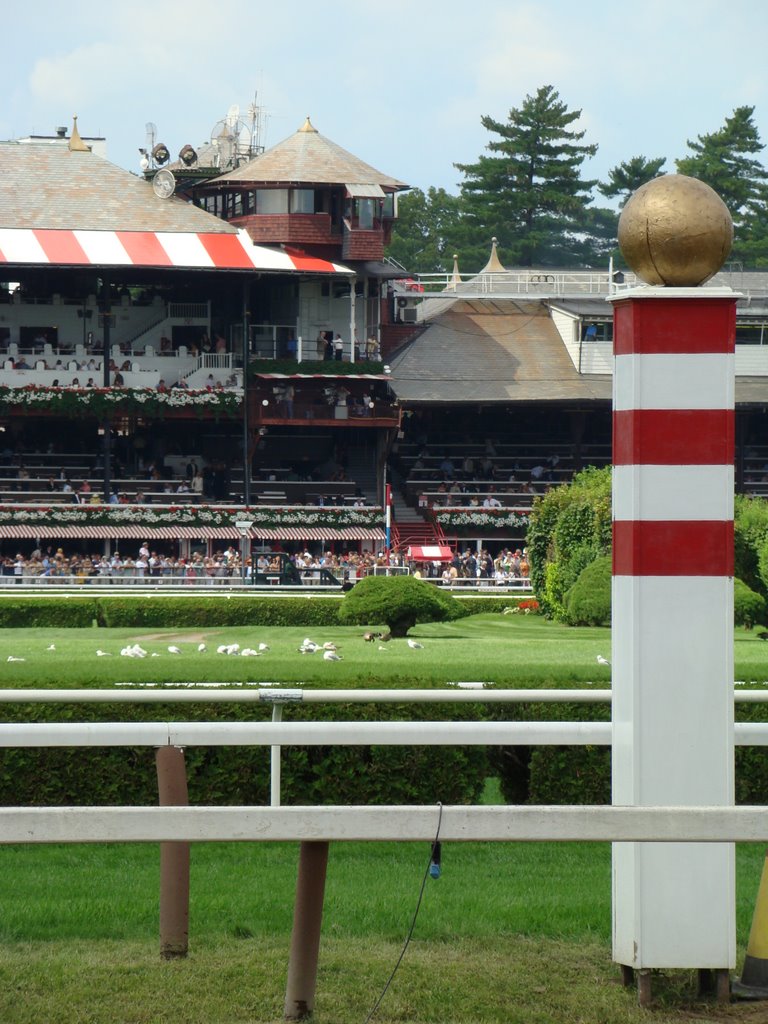 View of the Judges Stand from the backstretch