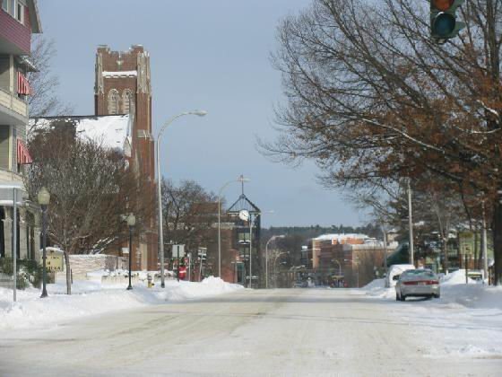 Broadway in winter