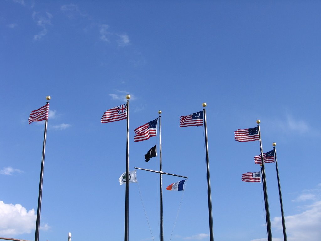 Freedom Circle flag display, Midland Beach, Staten Island [004814]