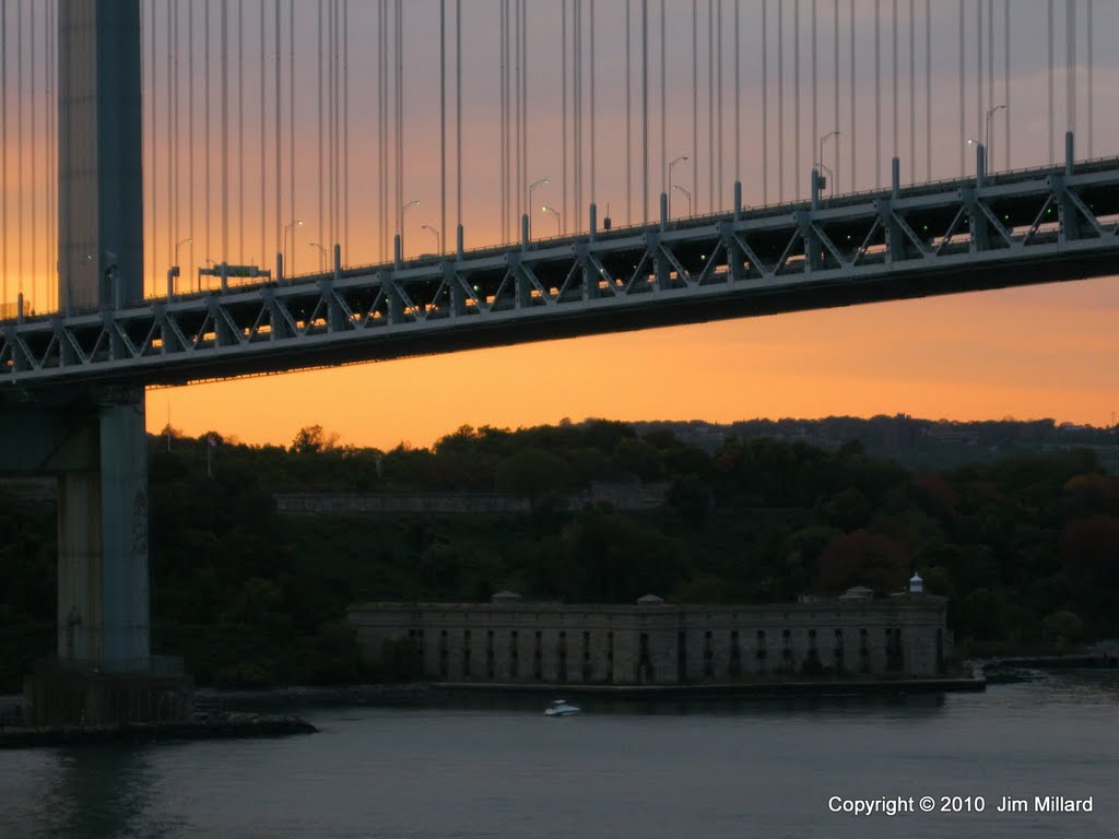 Sailing under the Verrazano-Narrows Bridge