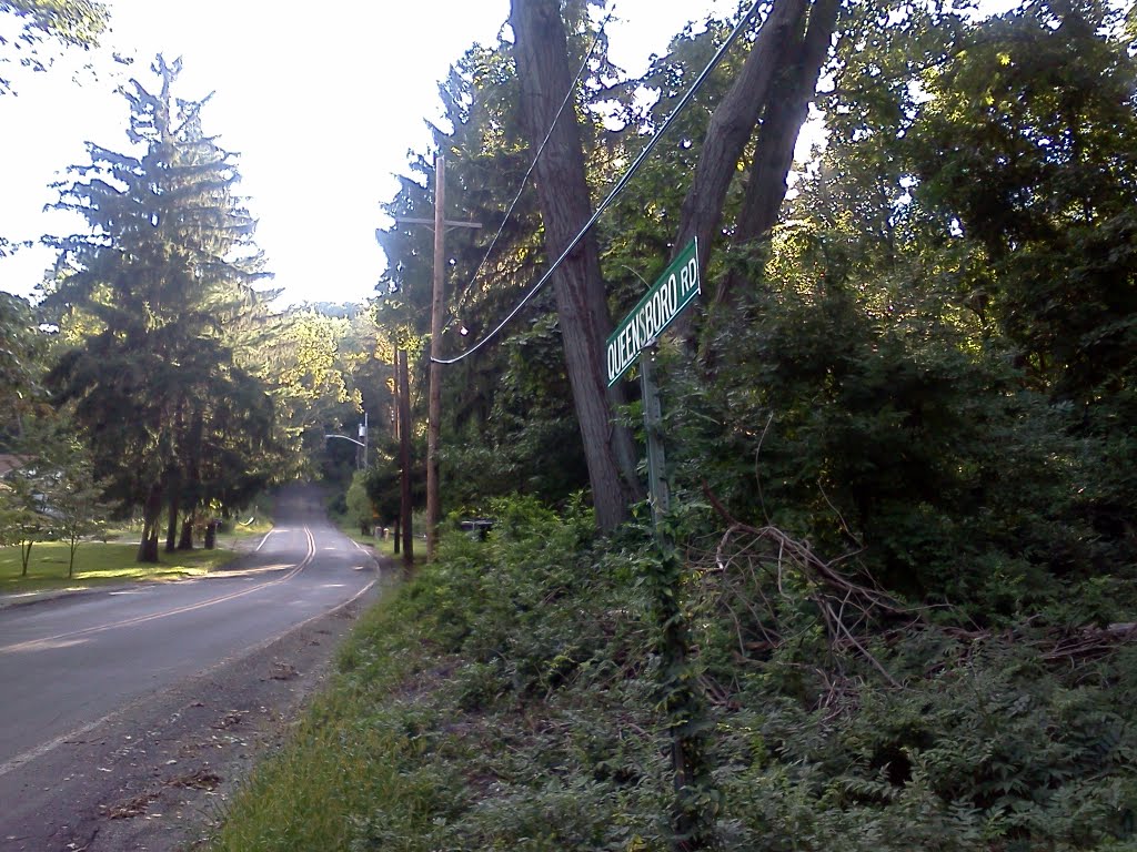 Country Road From Hill