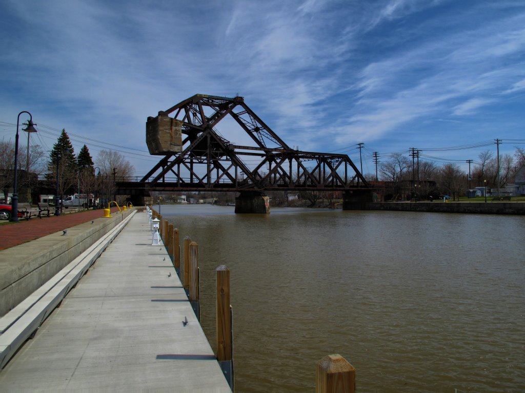 Railroad bridge over the Erie Canal in Tonawanda, NY