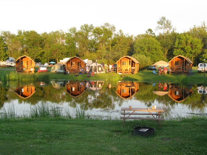 KOA camping Green Island