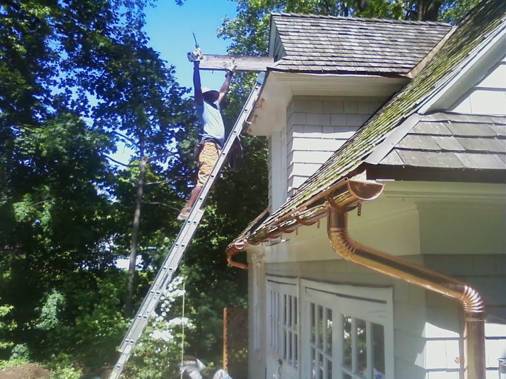 Half Round Copper Gutters