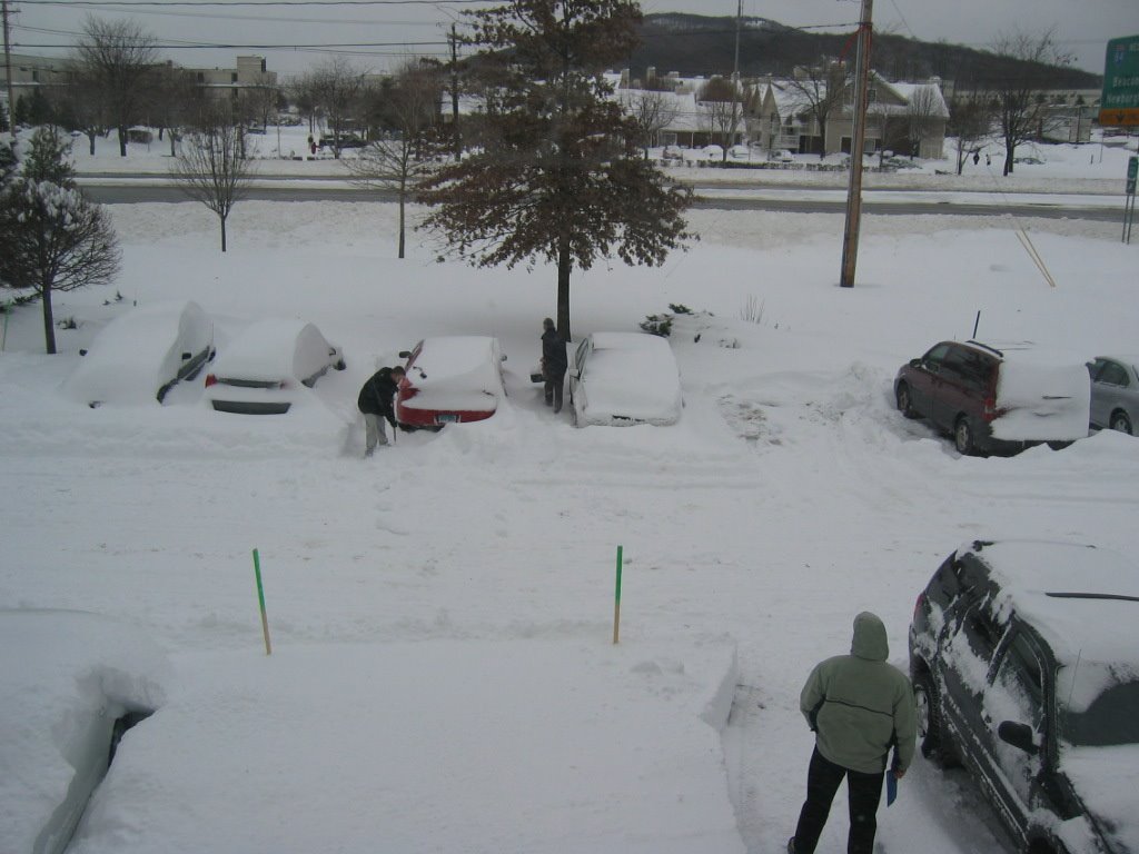 Snowy Courtyard Fishkill