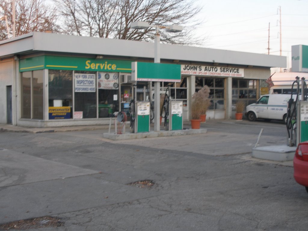 old gas station