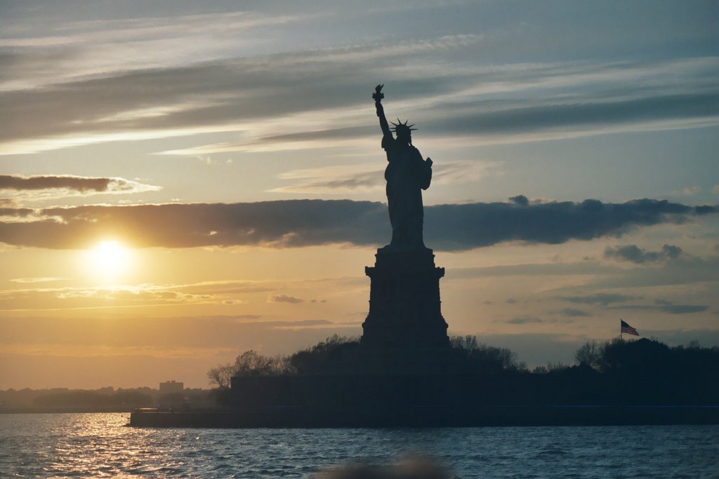 Statue Of Liberty Sunset - KMF