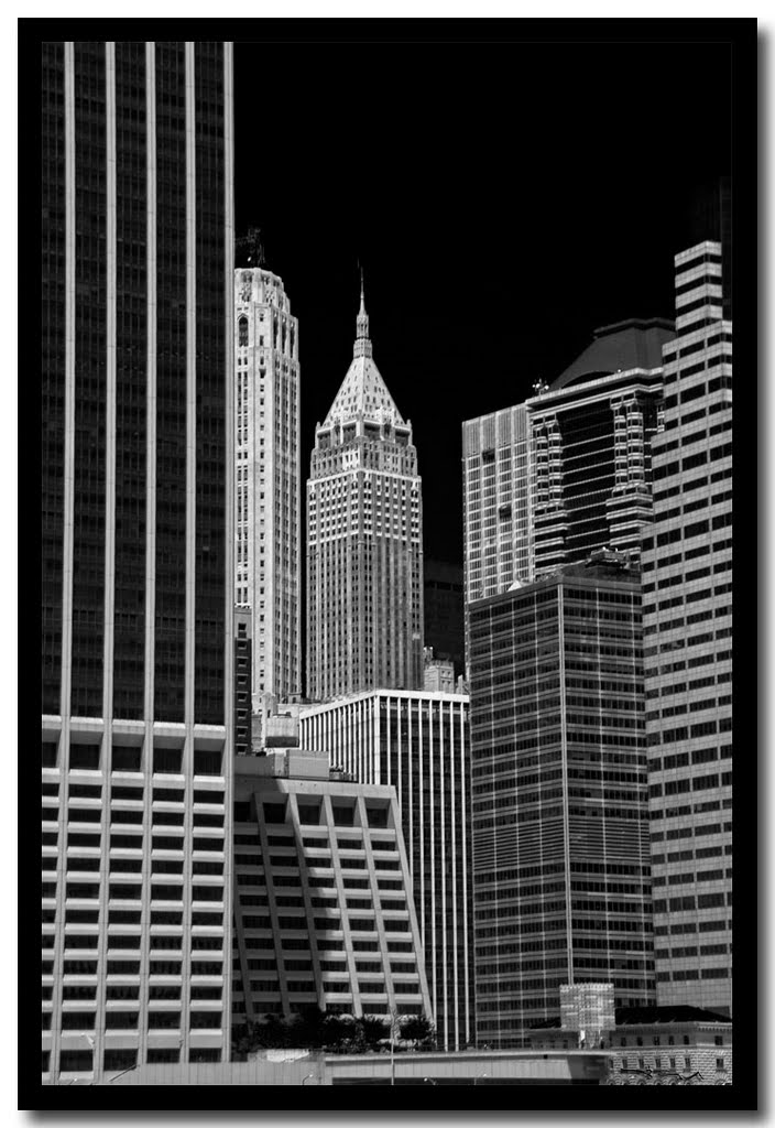 Wall Street from the East River