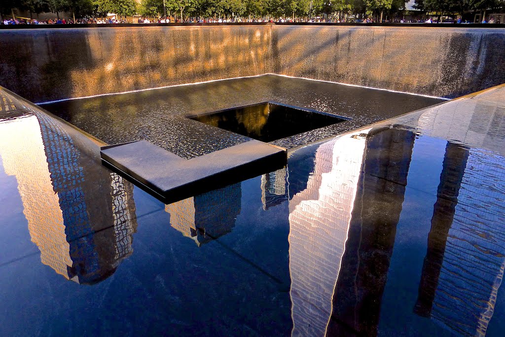 Reflection at the 9/11 Memorial