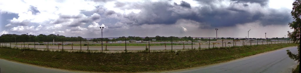Panoramic shot of Belmont Race Track