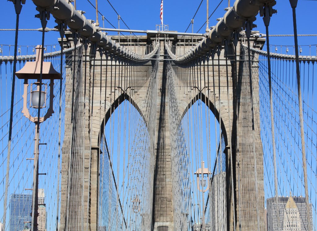The Brooklyn Bridge - We build too many walls and not enough bridges (Isaac Newton)