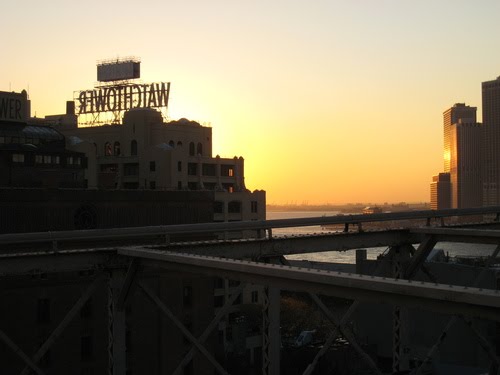 Watchtower New York Sunset