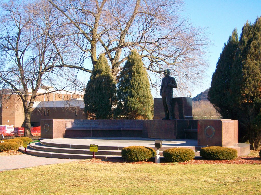 George F. Johnson Statue