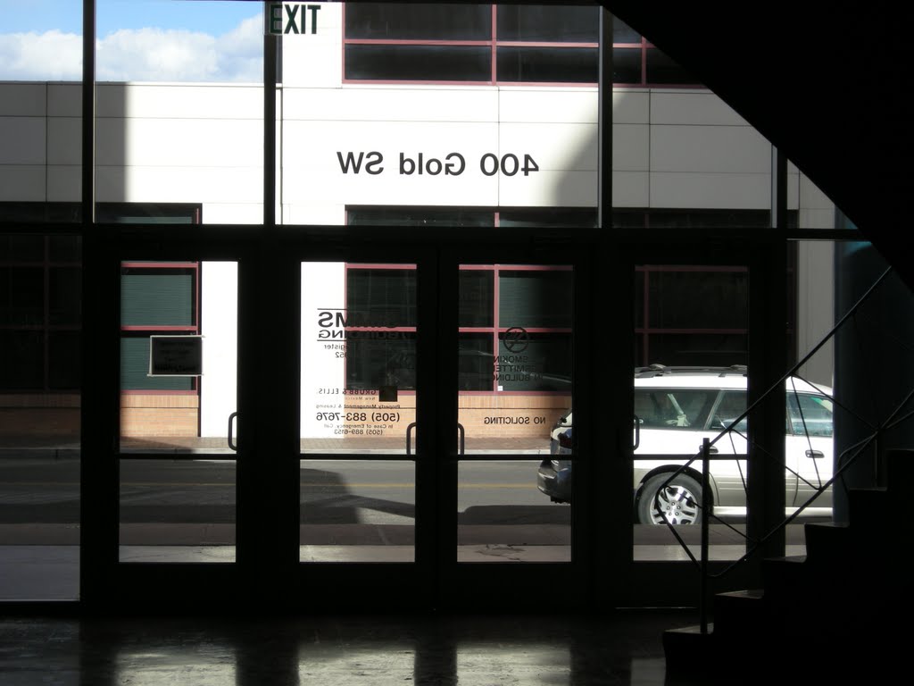 4th Street Entrance of 400 Gold Ave SW