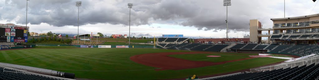 Isotopes Park panorama, Albuquerque