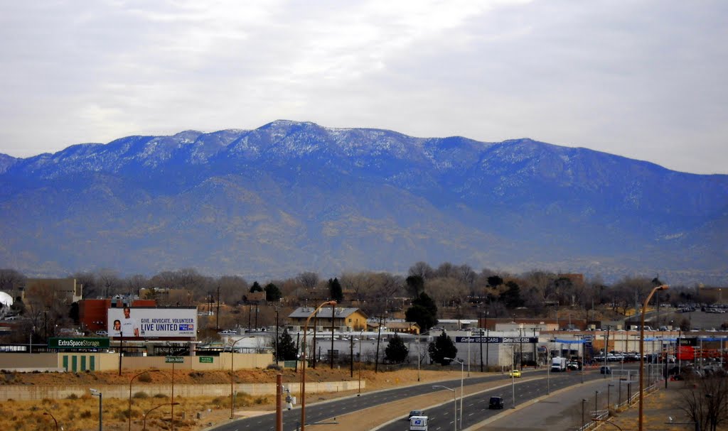 View of Sandia Mountains, NM