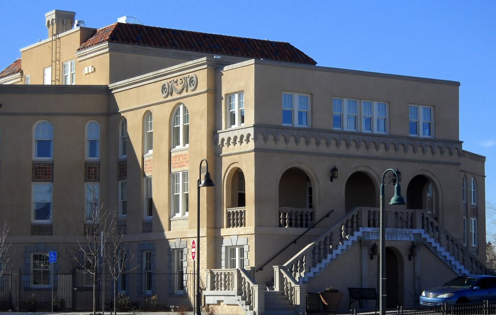 former Memorial Hospital, now Hotel Parc Central, Central Ave, Historic Route 66, Albuquerque, NM, built 1926