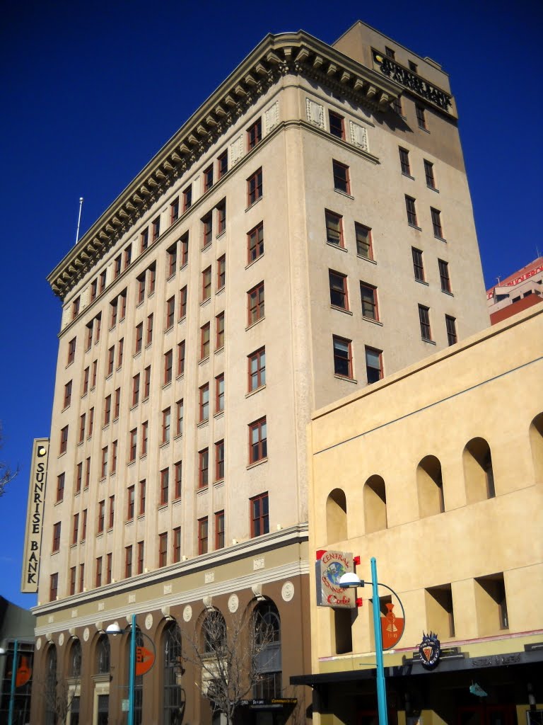 First National Bank Building, Sunshine Bank, 217-233 Central Avenue SW, Historic Route 66, Albuquerque, NM, built 1922
