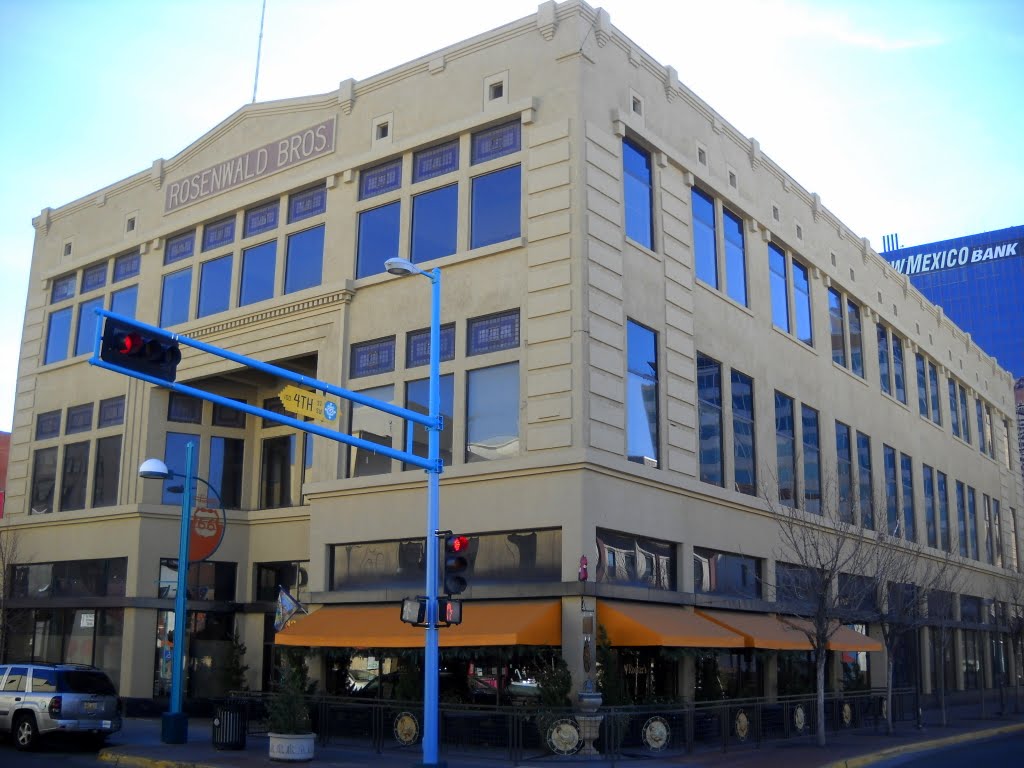 Rosenwald Building, 320 Central Ave SW, Historic Route 66, Albuquerque, NM, built 1910