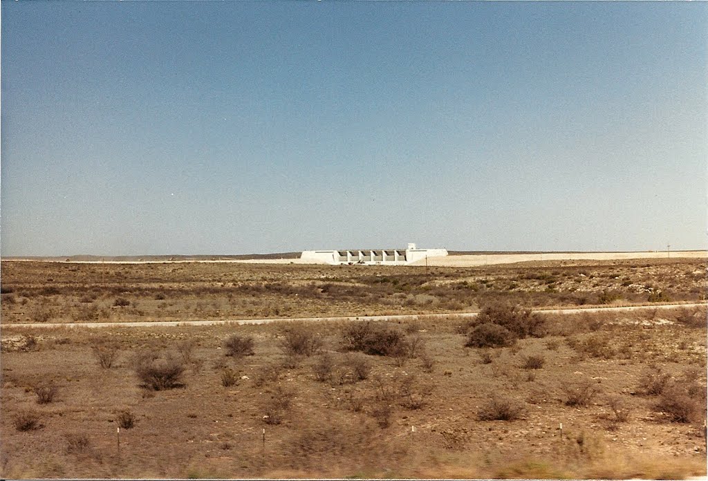Dam Under Construction on the Pecos River