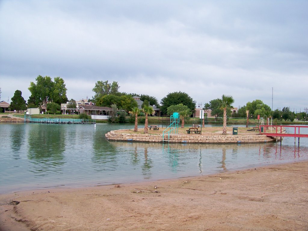 Pecos RIver Island, Carlsbad, NM.