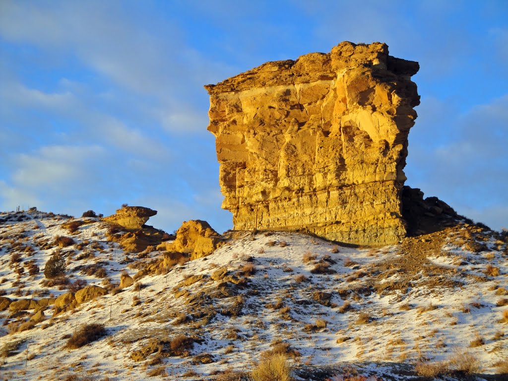 Flat iron rock