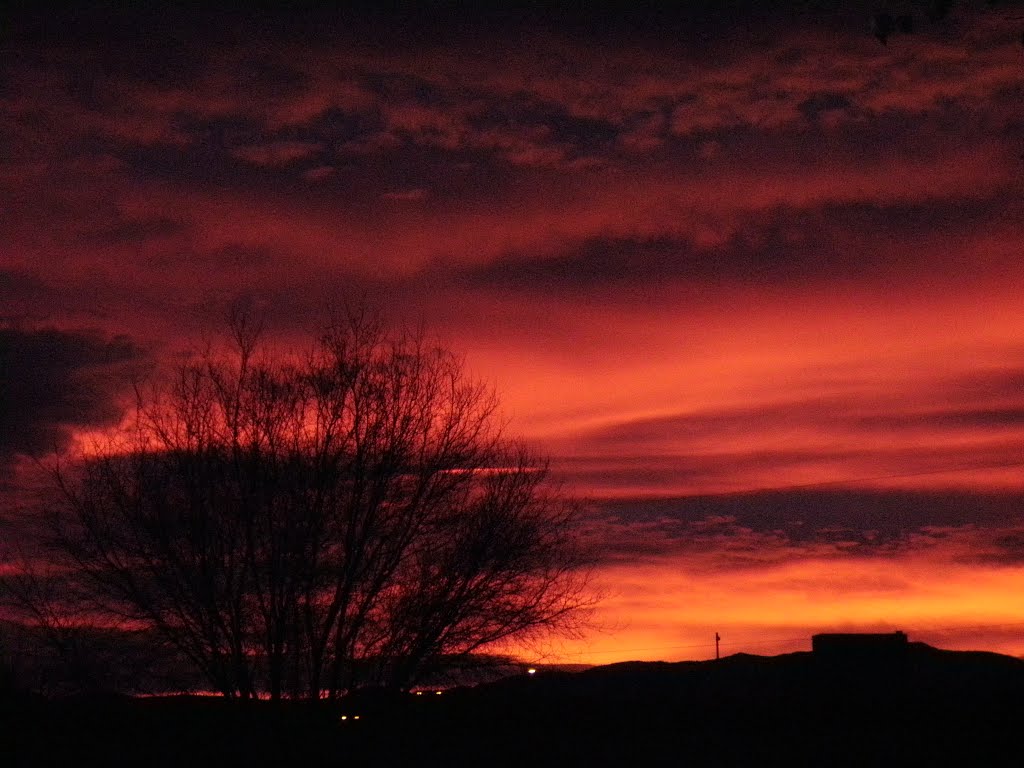 Crazy Albuquerque sunrise