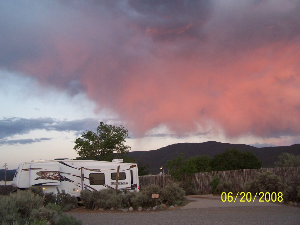 Pink cloud of Taos