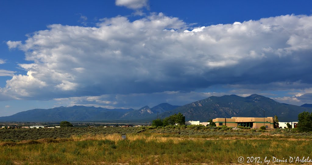 Panoramic mountains in Toas, NM