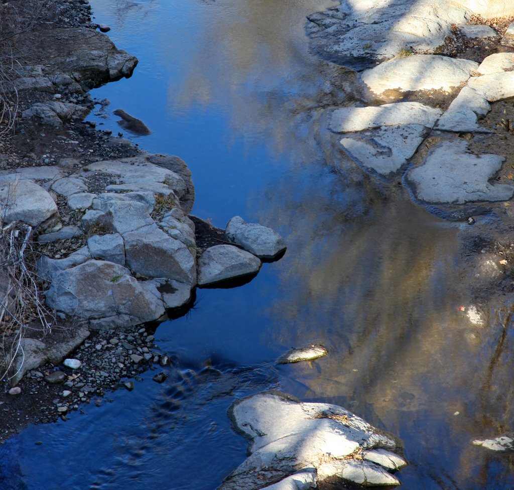 Exposed Granite at Bottom of Big Ditch