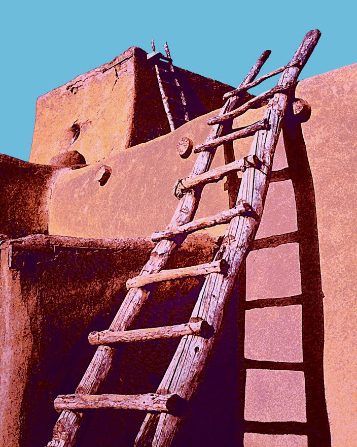 Taos Pueblo Impression