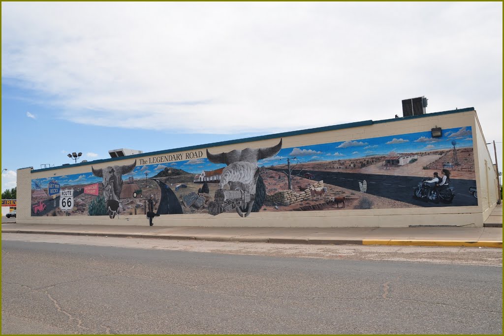 Wallpainting in Tucumcari
