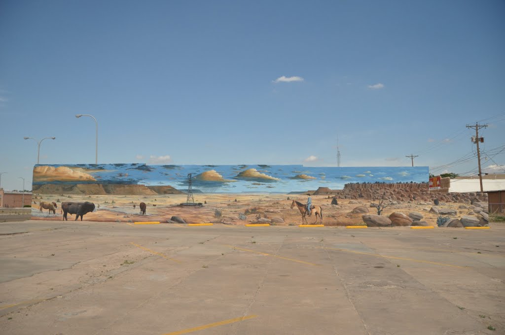 Wallpainting in Tucumcari