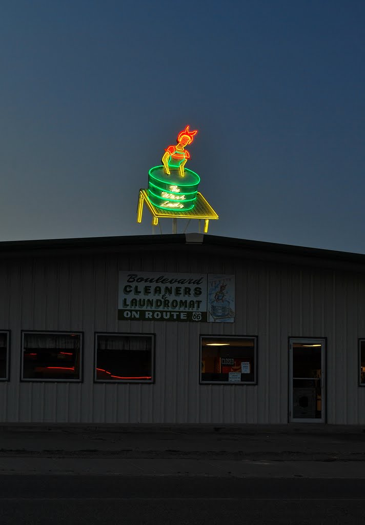 Boulevard Cleaners, Tucumcari, New Mexico.