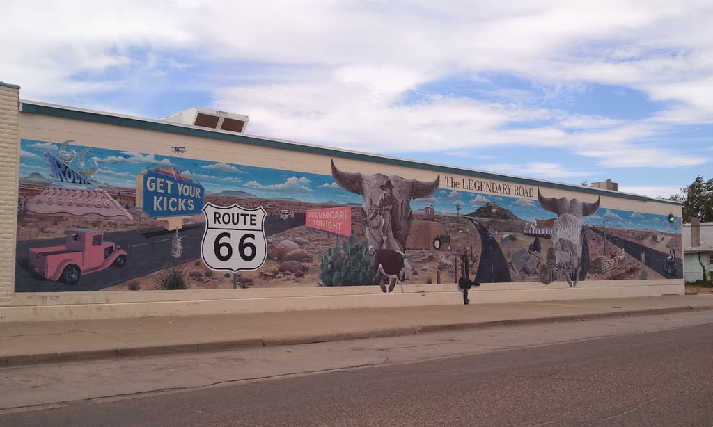 Wallpainting in Tucumcari
