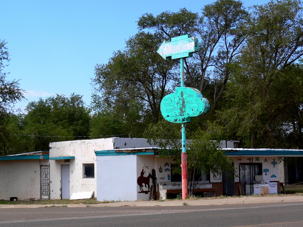 Repair Boots on Route 66, Tucumcari, New Mexico