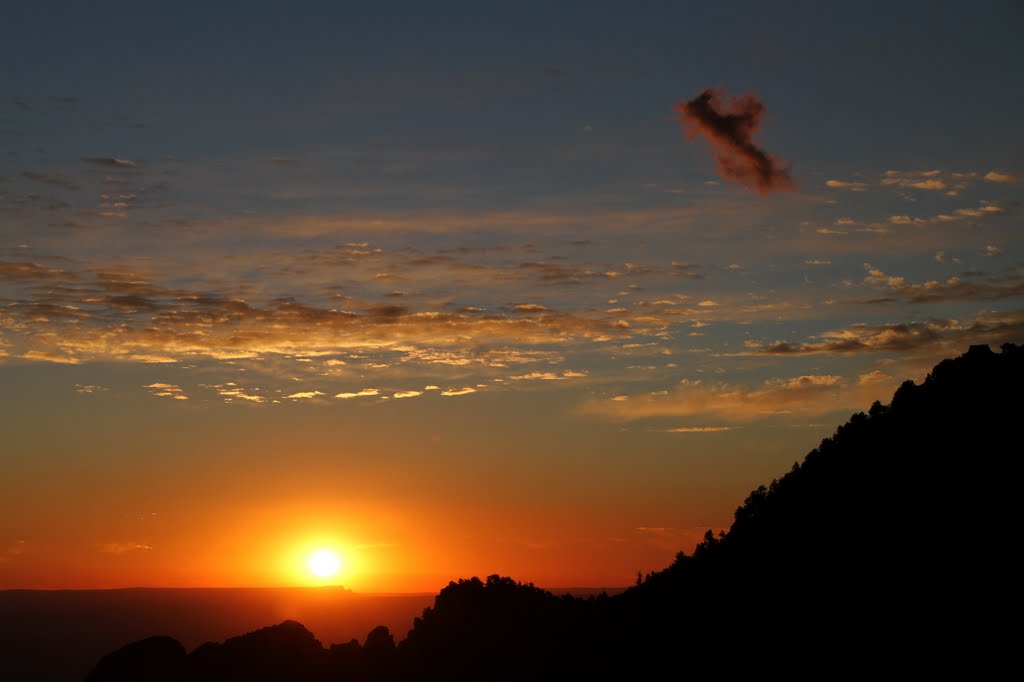 Sunset in Sandia Mountains