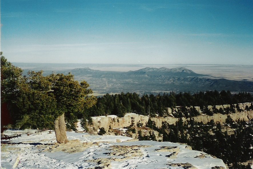 View over Sandias to High Plains