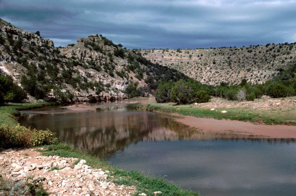 Pecos River near El Cerrito, New Mexico