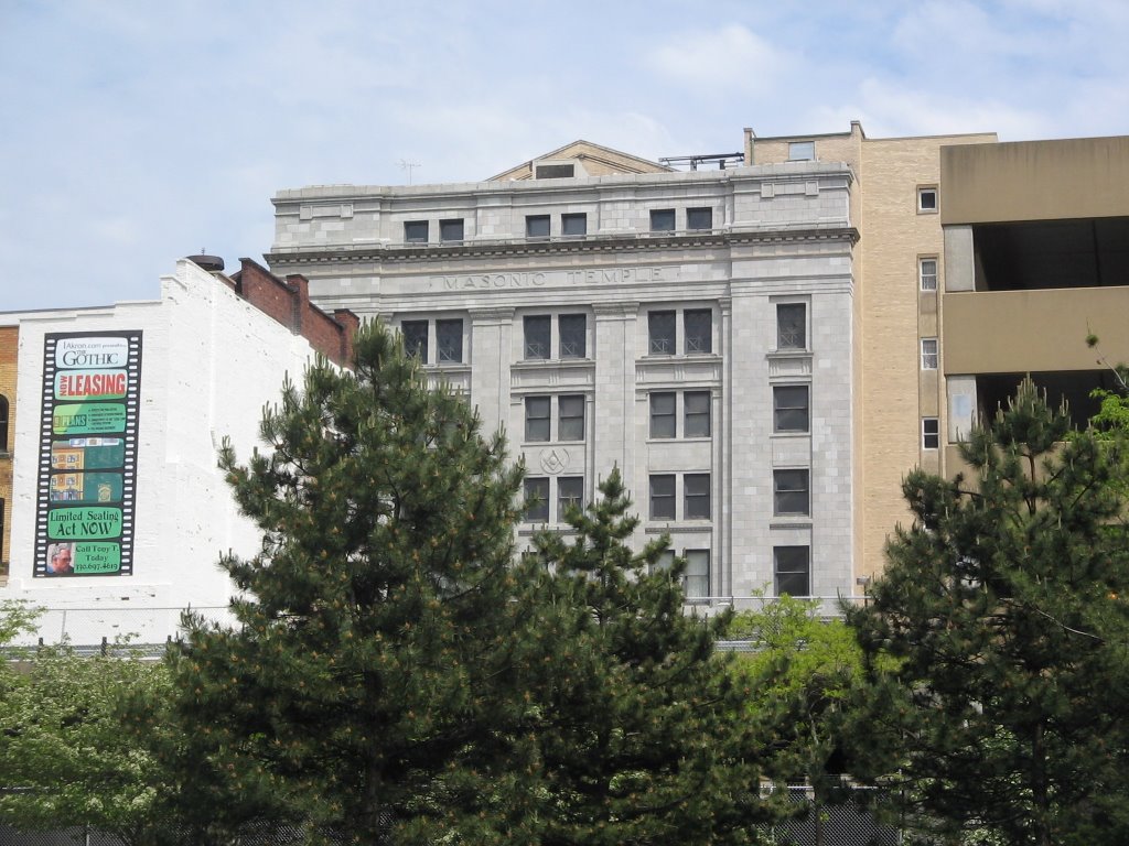 View of Masonic Temple from Main Street