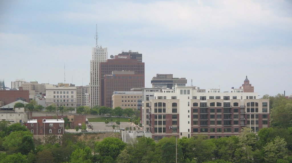 Downtown Akron with Northside Lofts