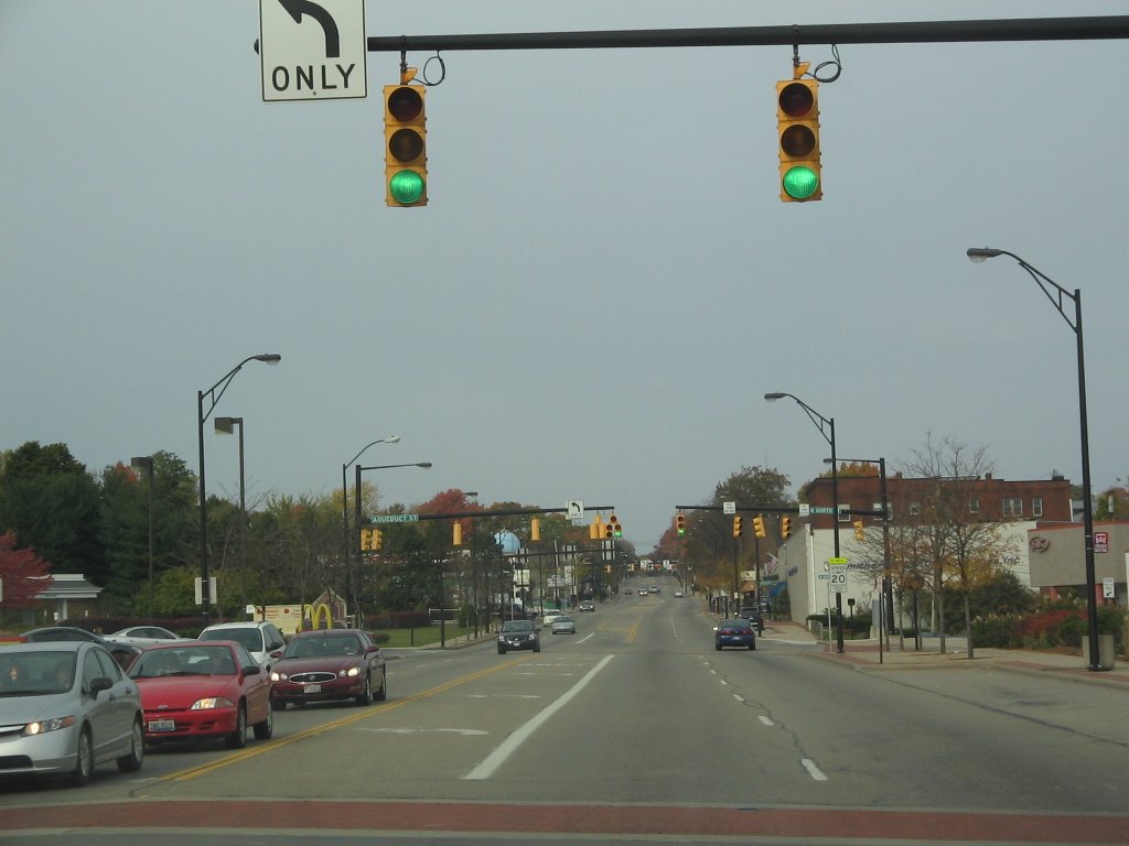 Looking West on W. Market St. at Valley Street
