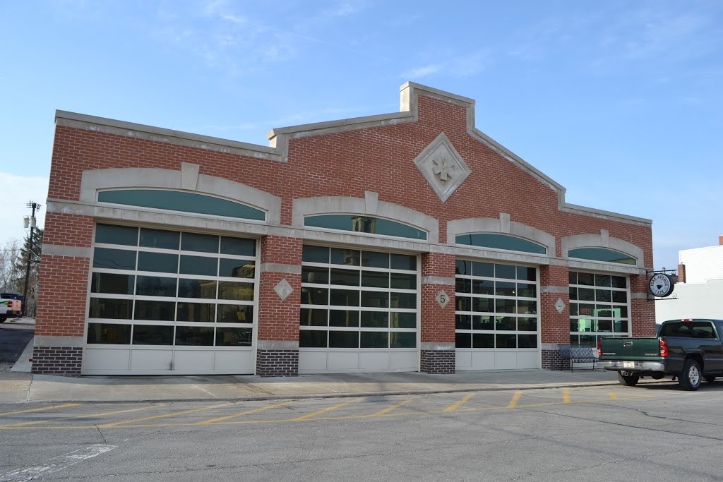 The old fire house.  Now a coffee shop.