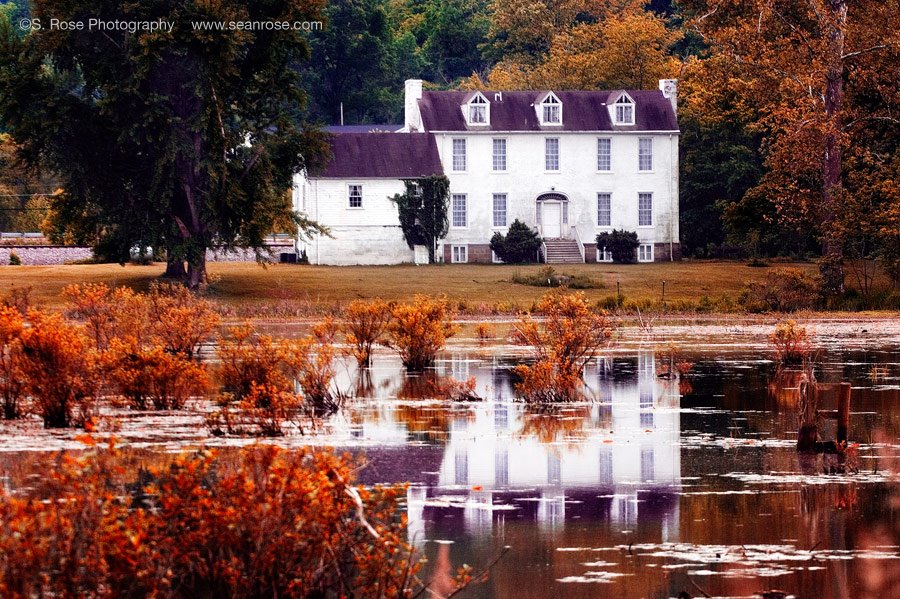 House in Green Bottom, WV during the Fall