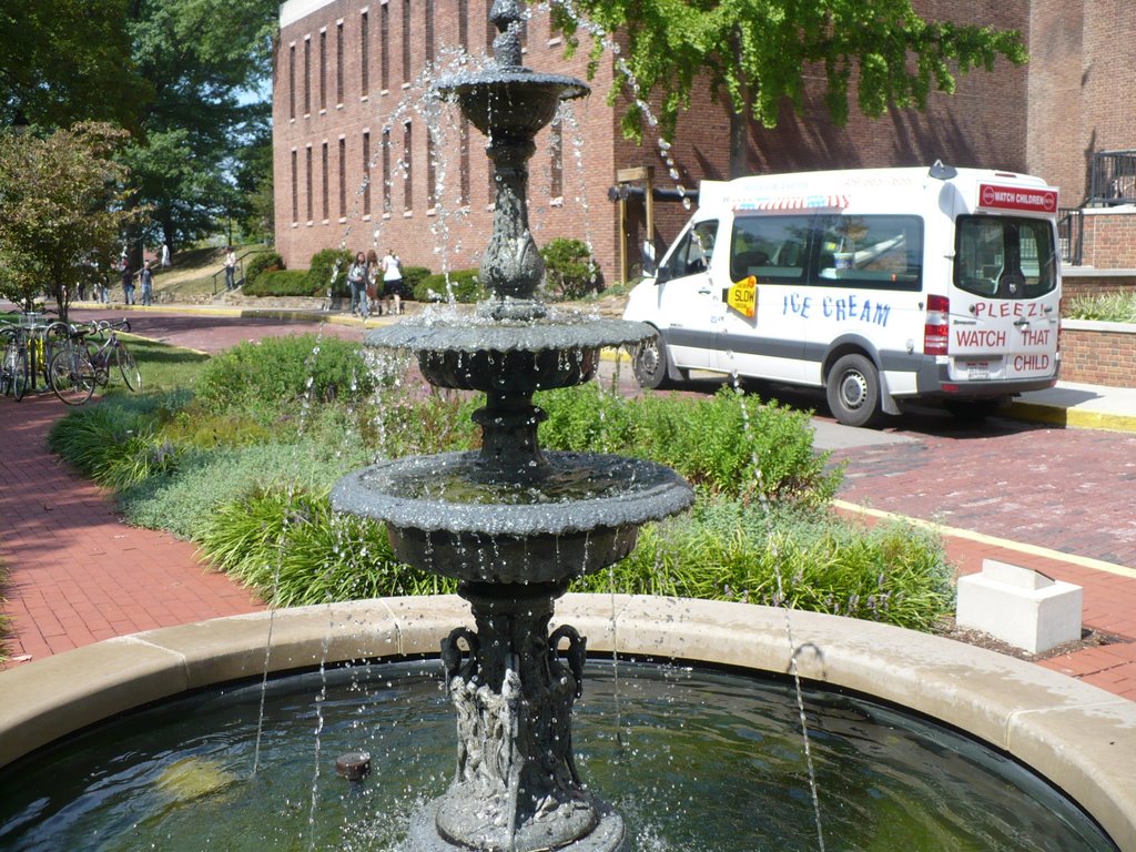 Ohio University fountain
