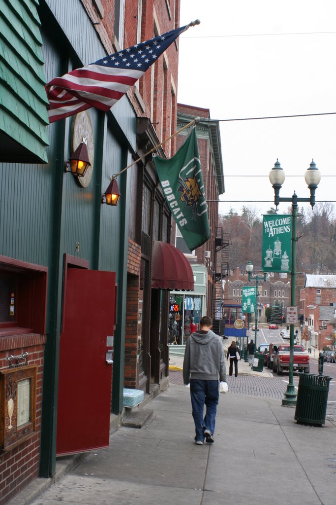 Athens, Court Street near campus