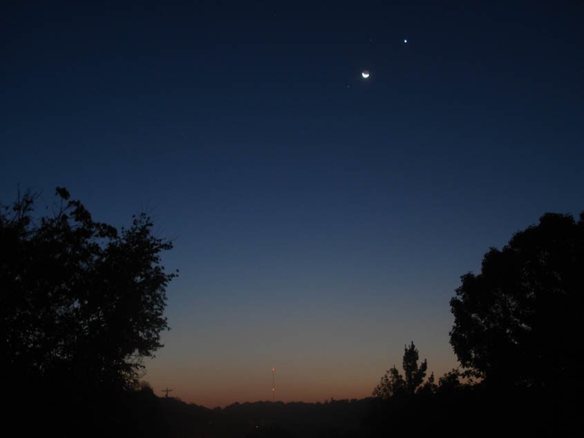 Athens, just before sunrise.